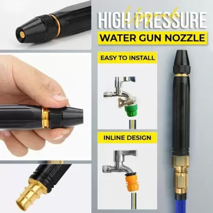 Durable Metal Material High Pressure Water Gun Nozzle