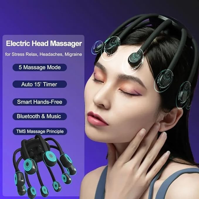 Electric Octopus Head Massager And Scalp Massagers