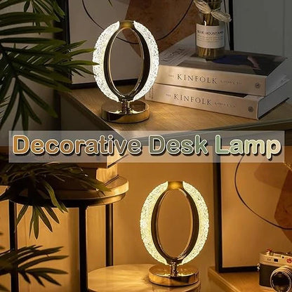 Smart Touch Crystal Table Desk Lamp