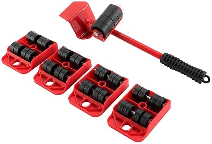 Furniture Lifter Mover Tool Set - 4pcs Slides Kit, Max 150KG Load - Easily Redesign Living Spaces with Lifter Heavy Furniture for Sofa, Bed, and More