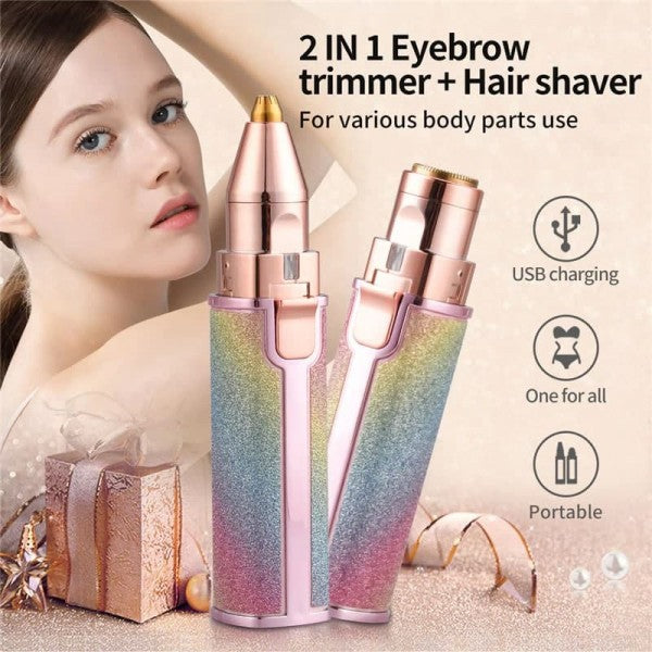 2 in 1 Electric Rechargeable Eyebrow