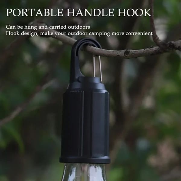 Rechargeable Unbreakable Hanging Clip Bulb | 3 Modes for Tent Lamp, Camping, Hiking, Backpacking, Emergency Outage