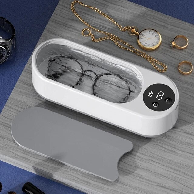 ULTRASONIC VIBRATION EYEGLASS CLEANER