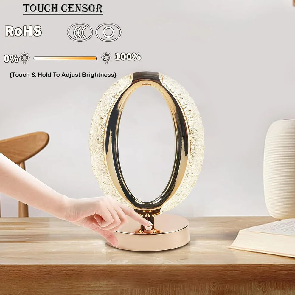 Smart Touch Crystal Table Desk Lamp
