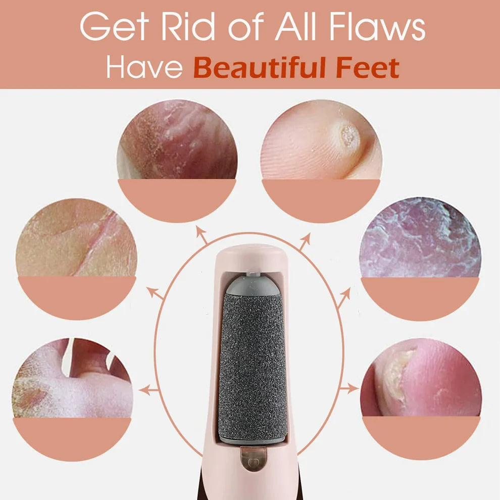 Flawless Pedicure Tool - Rechargeable Pedicure Tool File | Callus & Dead Skin Remover