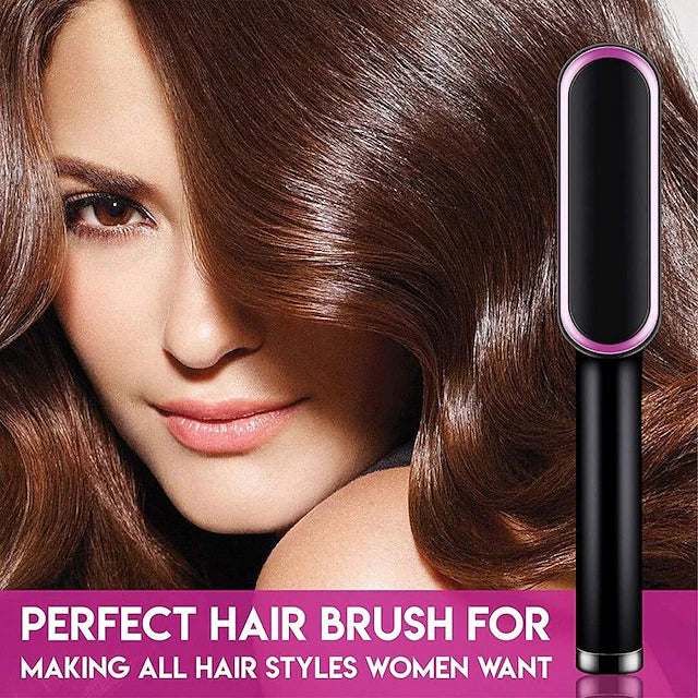 Adjustable Hair Straightener Heating Machine Comb for Women & Girls