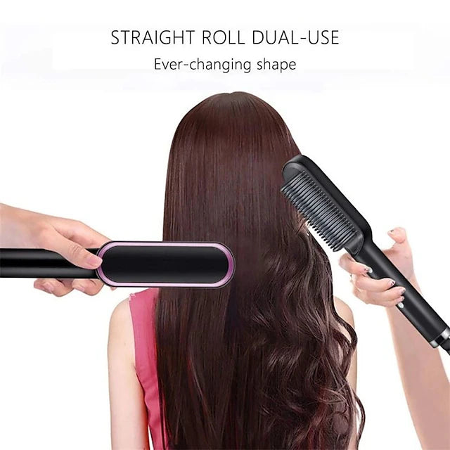 Adjustable Hair Straightener Heating Machine Comb for Women & Girls