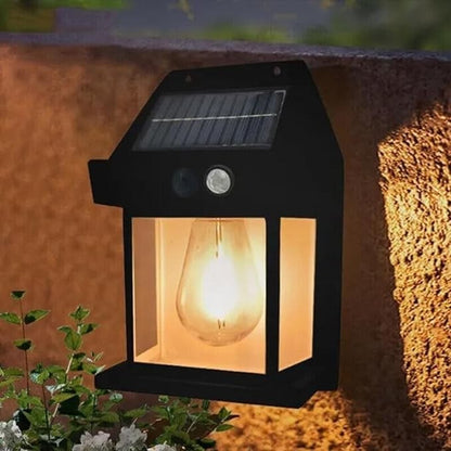 New Wireless Solar LED Wall Light Waterproof Outdoor Lamp For Garden With Clear Panel